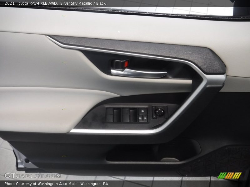 Silver Sky Metallic / Black 2021 Toyota RAV4 XLE AWD