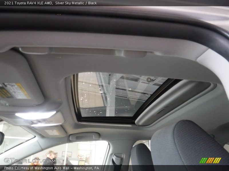 Silver Sky Metallic / Black 2021 Toyota RAV4 XLE AWD