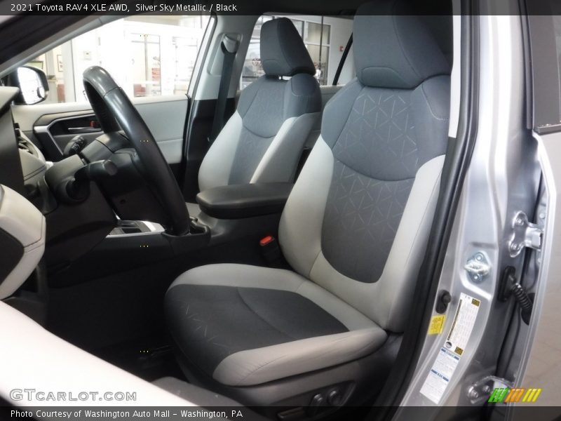 Silver Sky Metallic / Black 2021 Toyota RAV4 XLE AWD