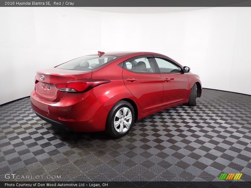 Red / Gray 2016 Hyundai Elantra SE
