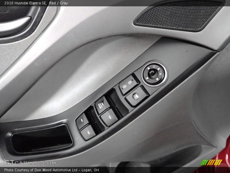Red / Gray 2016 Hyundai Elantra SE