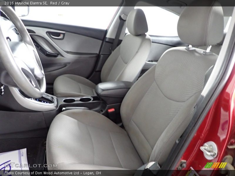 Red / Gray 2016 Hyundai Elantra SE