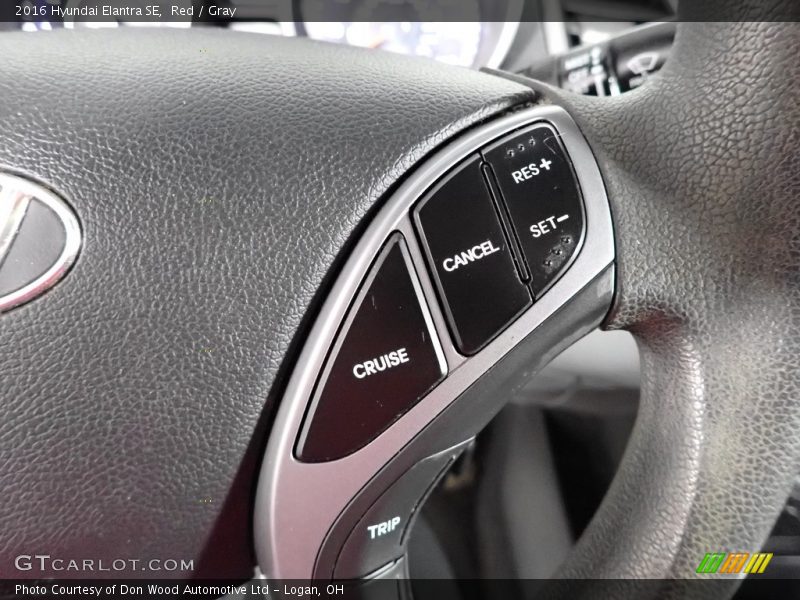 Red / Gray 2016 Hyundai Elantra SE