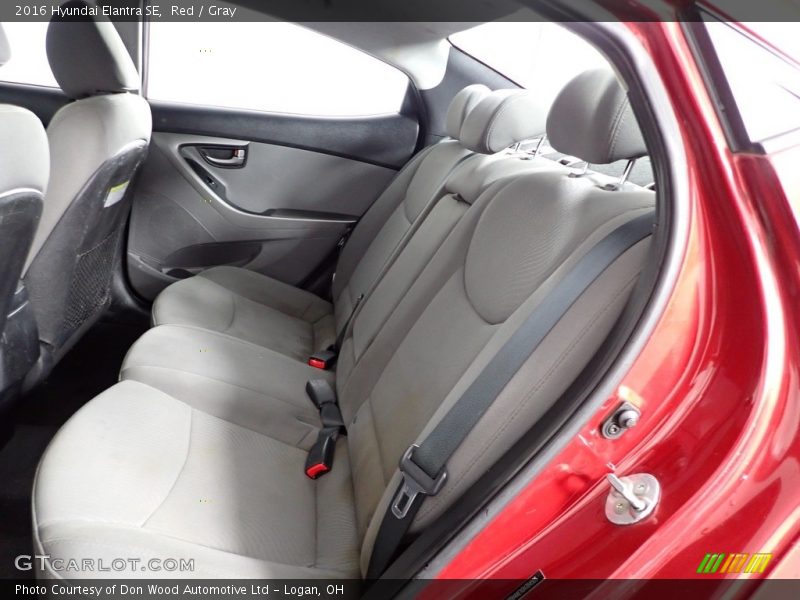 Red / Gray 2016 Hyundai Elantra SE