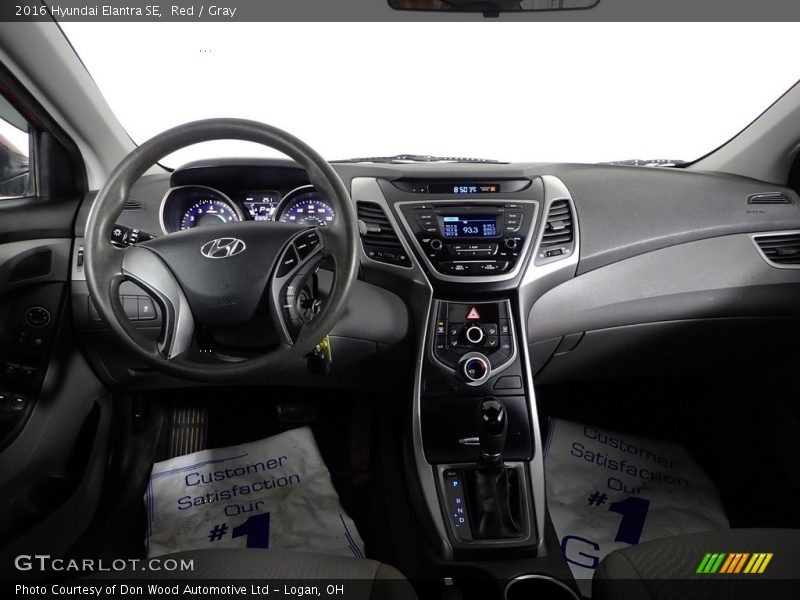 Red / Gray 2016 Hyundai Elantra SE