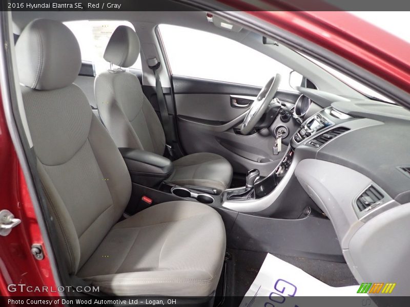 Red / Gray 2016 Hyundai Elantra SE