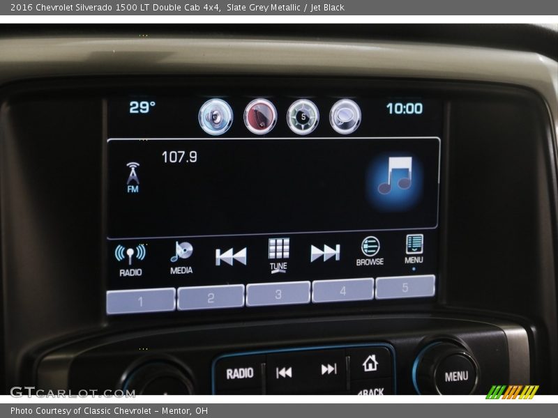 Audio System of 2016 Silverado 1500 LT Double Cab 4x4
