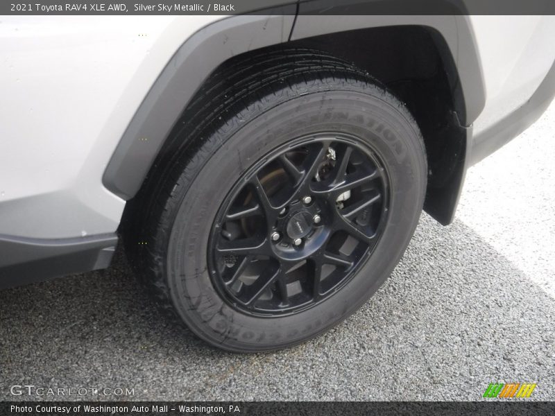 Silver Sky Metallic / Black 2021 Toyota RAV4 XLE AWD