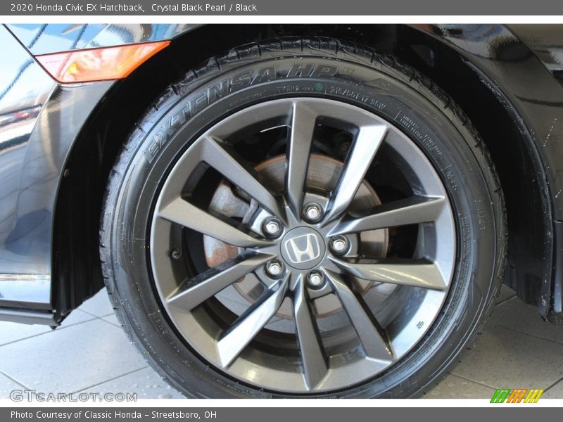 Crystal Black Pearl / Black 2020 Honda Civic EX Hatchback
