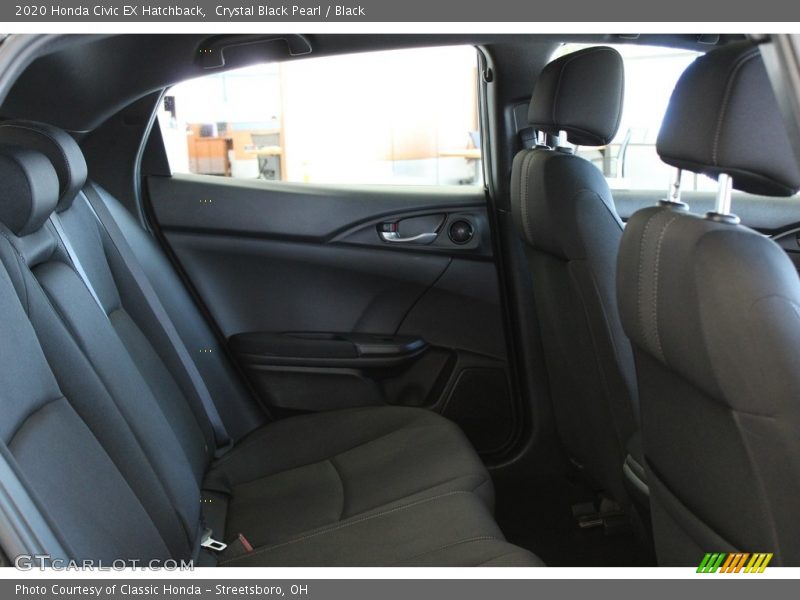 Crystal Black Pearl / Black 2020 Honda Civic EX Hatchback