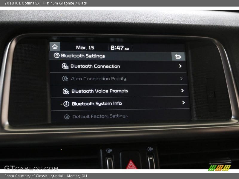 Platinum Graphite / Black 2018 Kia Optima SX