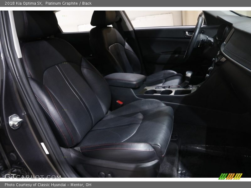 Front Seat of 2018 Optima SX