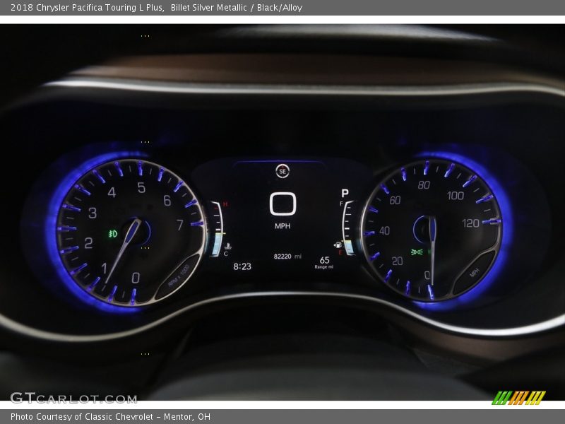 Billet Silver Metallic / Black/Alloy 2018 Chrysler Pacifica Touring L Plus