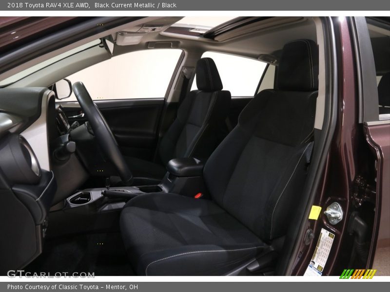 Black Current Metallic / Black 2018 Toyota RAV4 XLE AWD