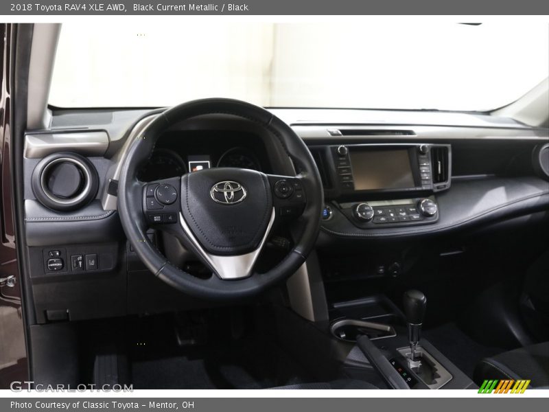 Black Current Metallic / Black 2018 Toyota RAV4 XLE AWD