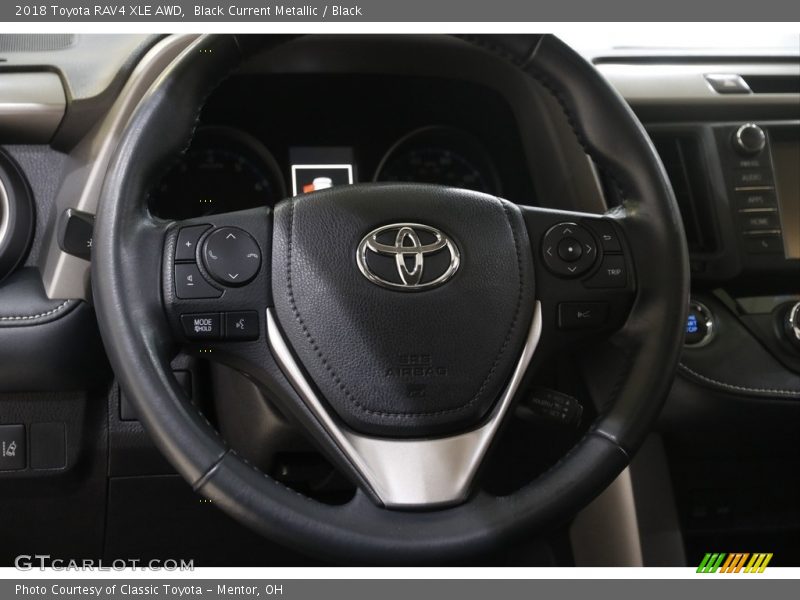 Black Current Metallic / Black 2018 Toyota RAV4 XLE AWD