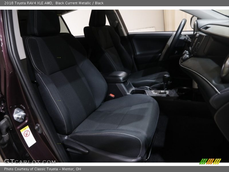 Black Current Metallic / Black 2018 Toyota RAV4 XLE AWD