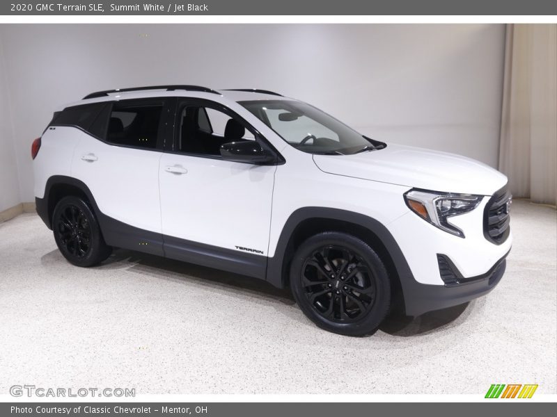 Summit White / Jet Black 2020 GMC Terrain SLE