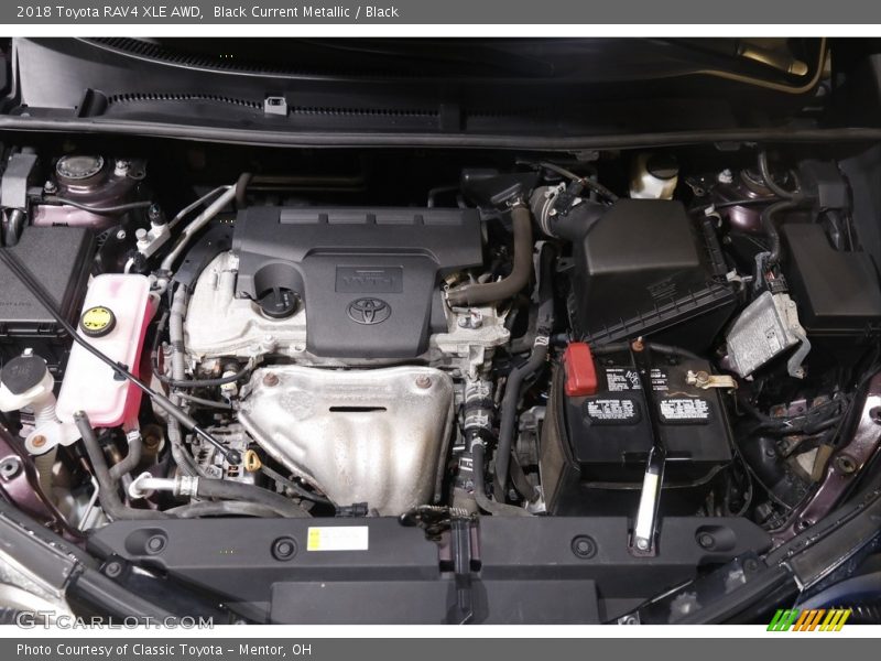 Black Current Metallic / Black 2018 Toyota RAV4 XLE AWD