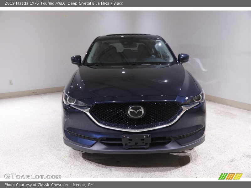 Deep Crystal Blue Mica / Black 2019 Mazda CX-5 Touring AWD