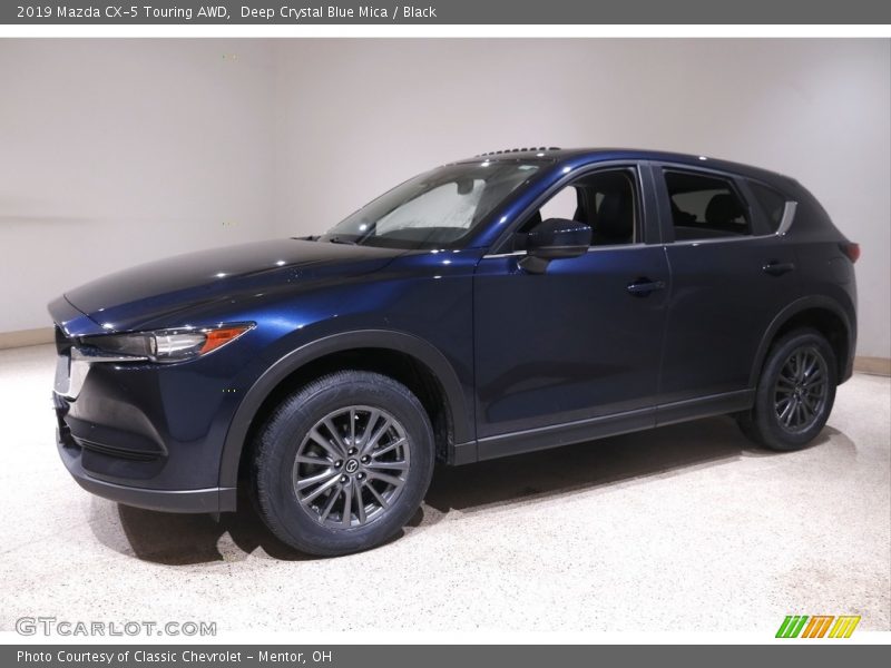 Deep Crystal Blue Mica / Black 2019 Mazda CX-5 Touring AWD