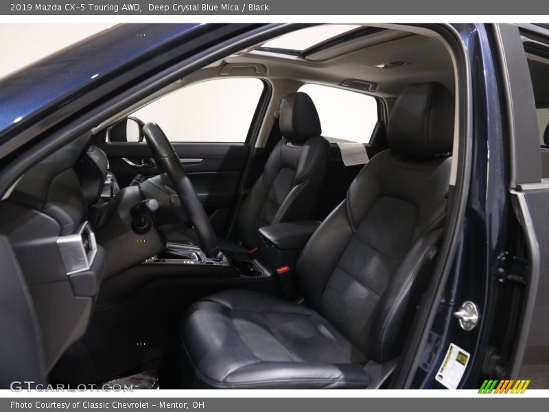 Deep Crystal Blue Mica / Black 2019 Mazda CX-5 Touring AWD