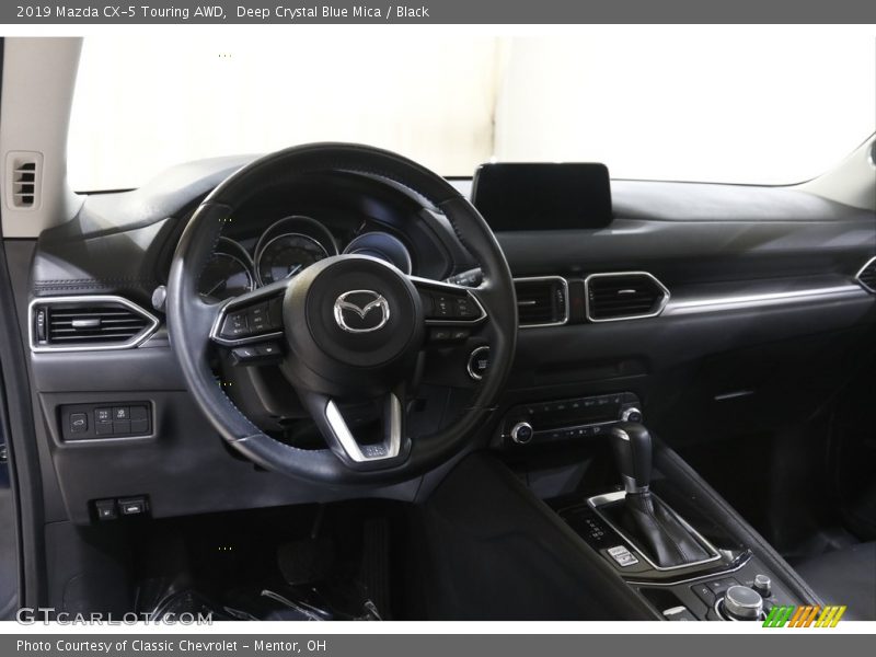 Deep Crystal Blue Mica / Black 2019 Mazda CX-5 Touring AWD
