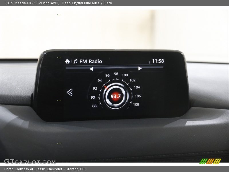 Deep Crystal Blue Mica / Black 2019 Mazda CX-5 Touring AWD