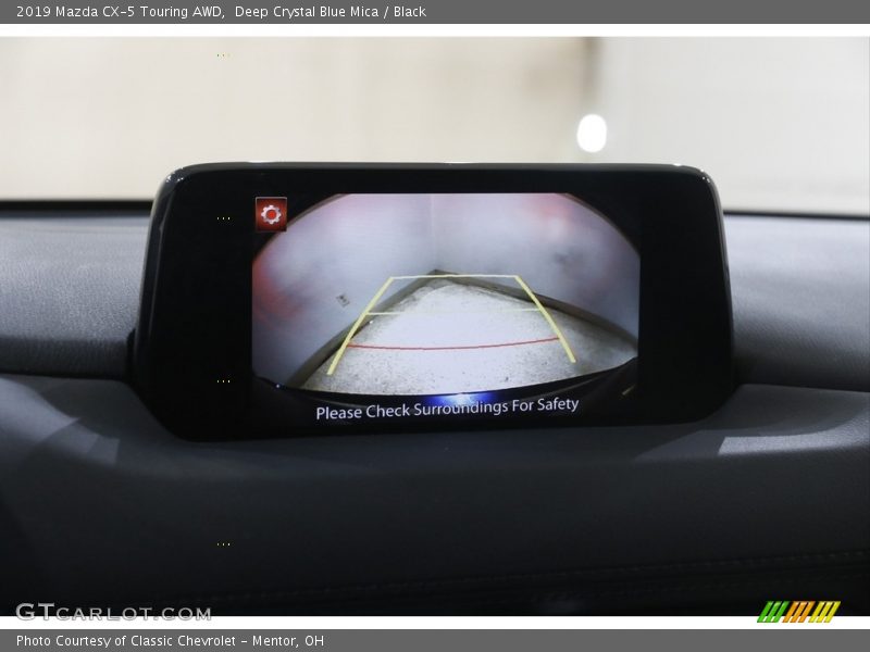 Deep Crystal Blue Mica / Black 2019 Mazda CX-5 Touring AWD