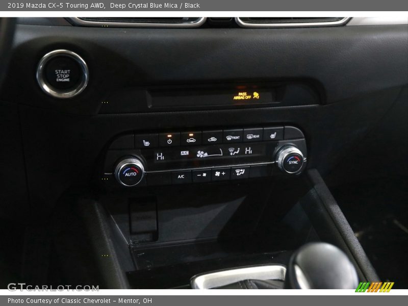 Deep Crystal Blue Mica / Black 2019 Mazda CX-5 Touring AWD