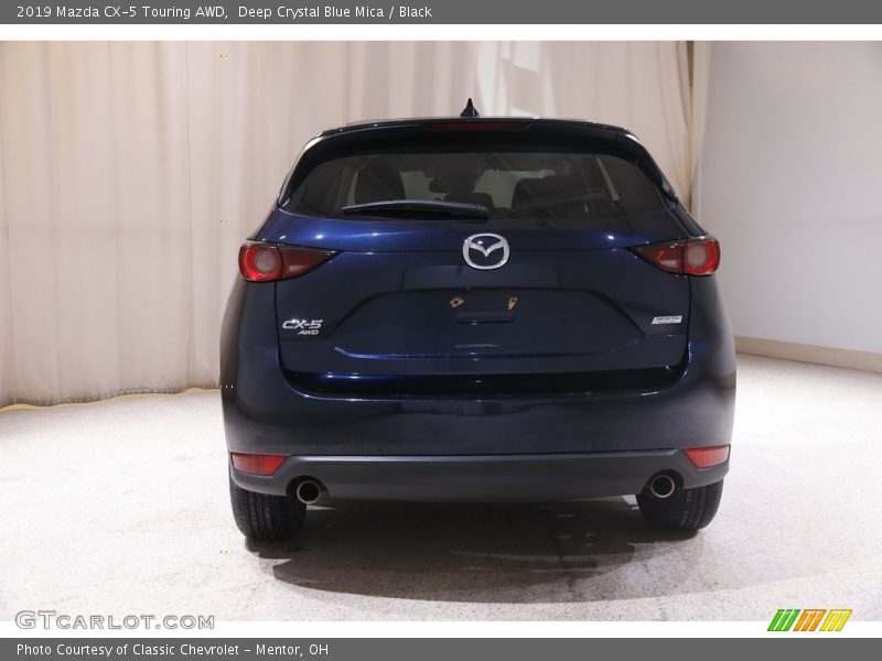 Deep Crystal Blue Mica / Black 2019 Mazda CX-5 Touring AWD