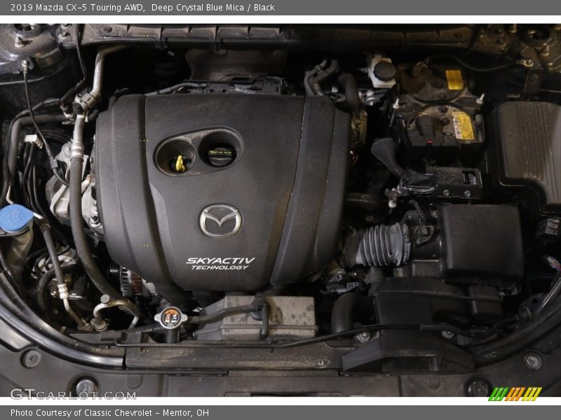 Deep Crystal Blue Mica / Black 2019 Mazda CX-5 Touring AWD