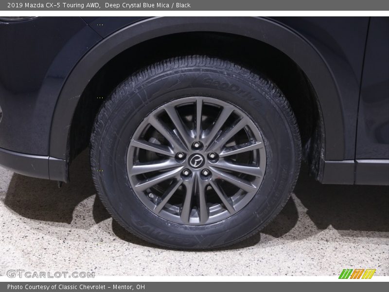 Deep Crystal Blue Mica / Black 2019 Mazda CX-5 Touring AWD