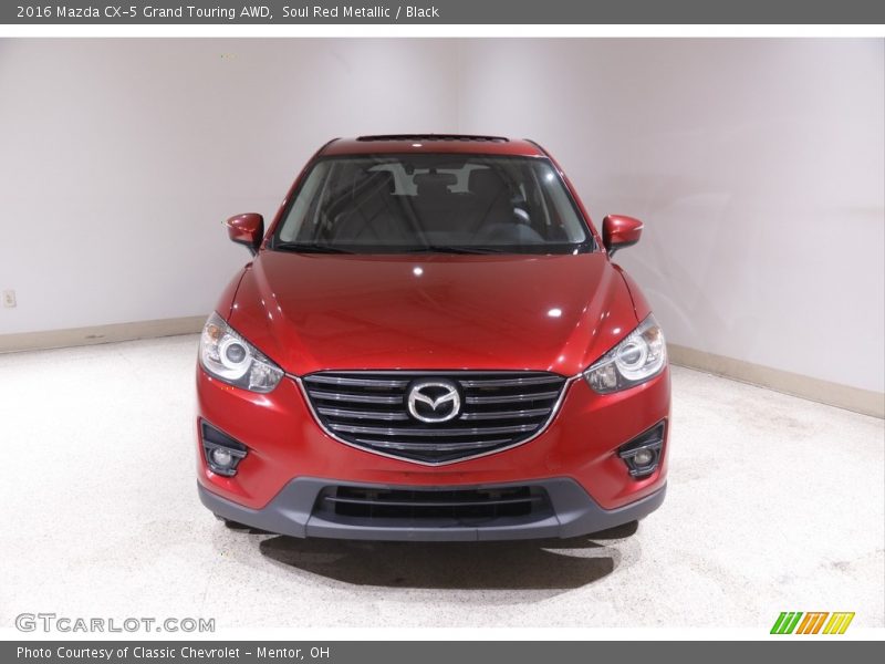 Soul Red Metallic / Black 2016 Mazda CX-5 Grand Touring AWD