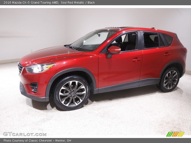 Soul Red Metallic / Black 2016 Mazda CX-5 Grand Touring AWD
