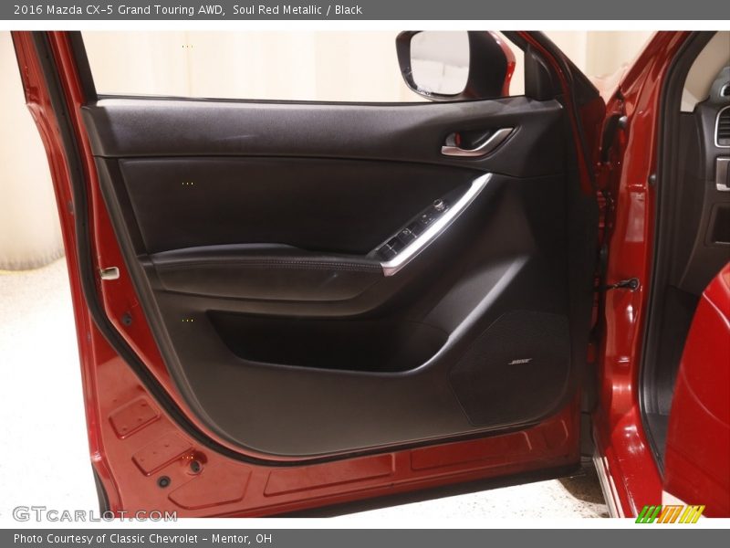 Soul Red Metallic / Black 2016 Mazda CX-5 Grand Touring AWD