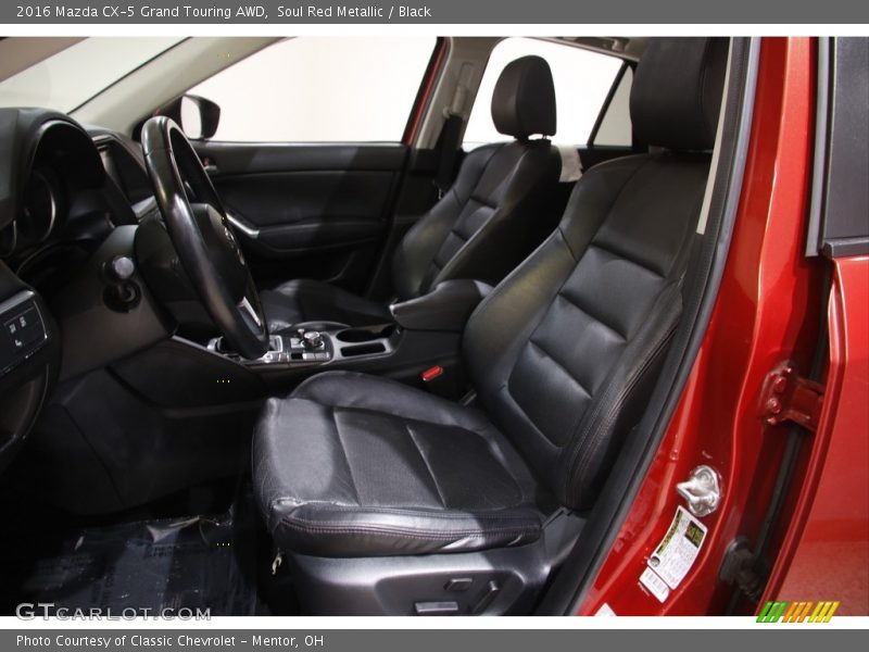 Soul Red Metallic / Black 2016 Mazda CX-5 Grand Touring AWD