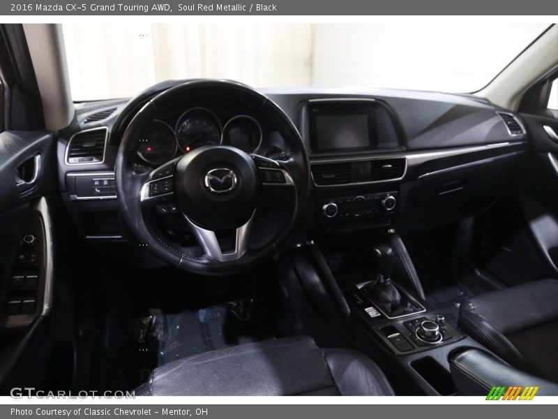 Soul Red Metallic / Black 2016 Mazda CX-5 Grand Touring AWD