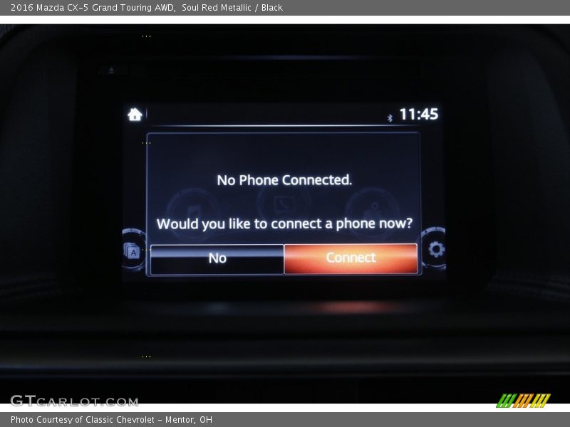 Soul Red Metallic / Black 2016 Mazda CX-5 Grand Touring AWD