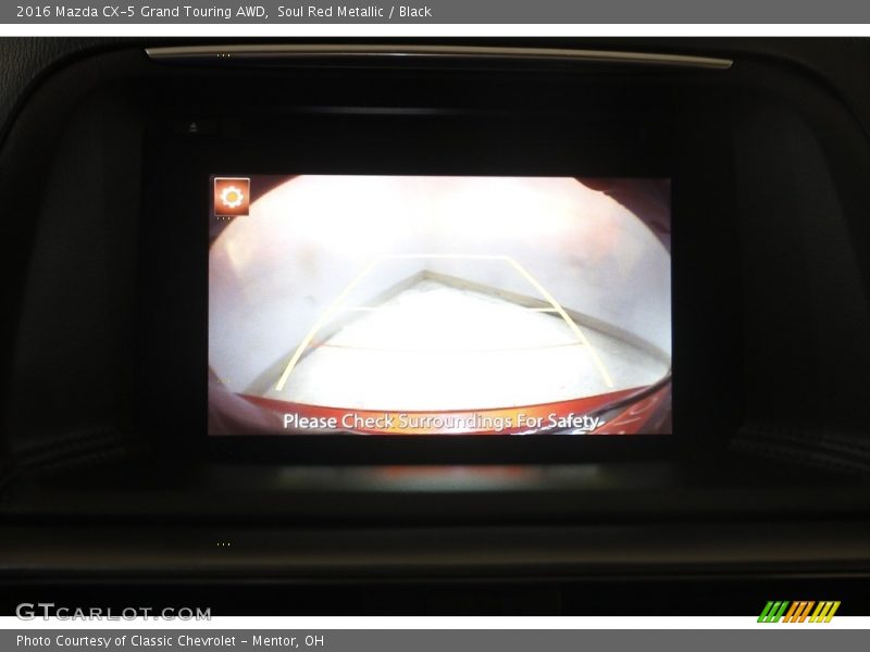 Soul Red Metallic / Black 2016 Mazda CX-5 Grand Touring AWD