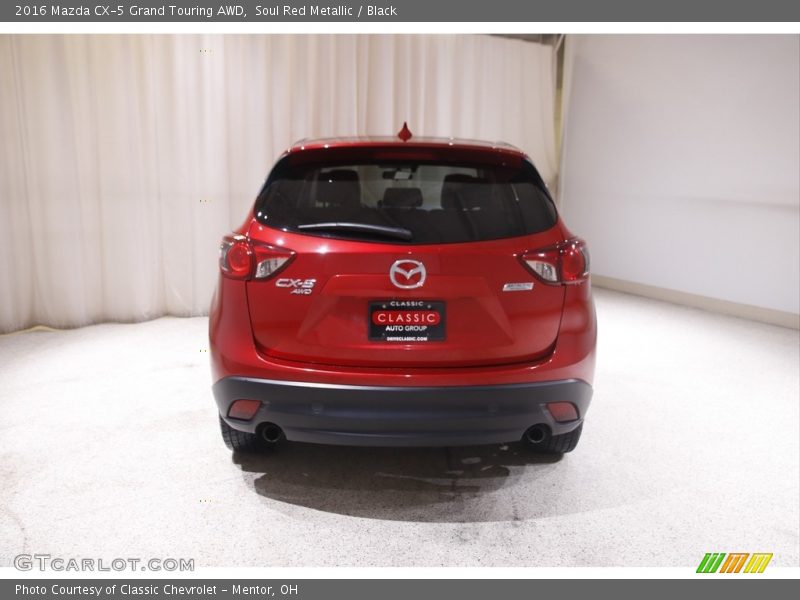 Soul Red Metallic / Black 2016 Mazda CX-5 Grand Touring AWD