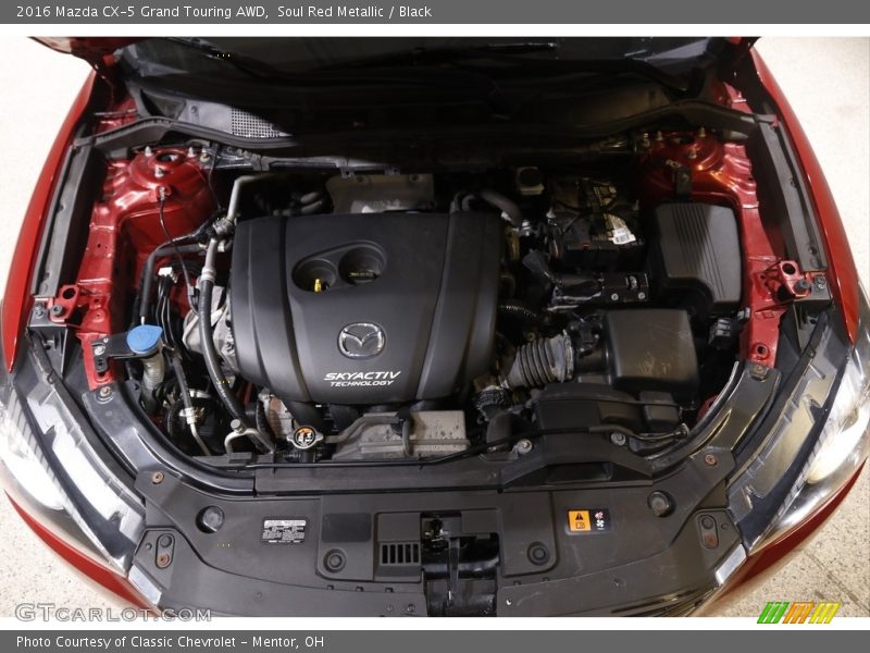 Soul Red Metallic / Black 2016 Mazda CX-5 Grand Touring AWD