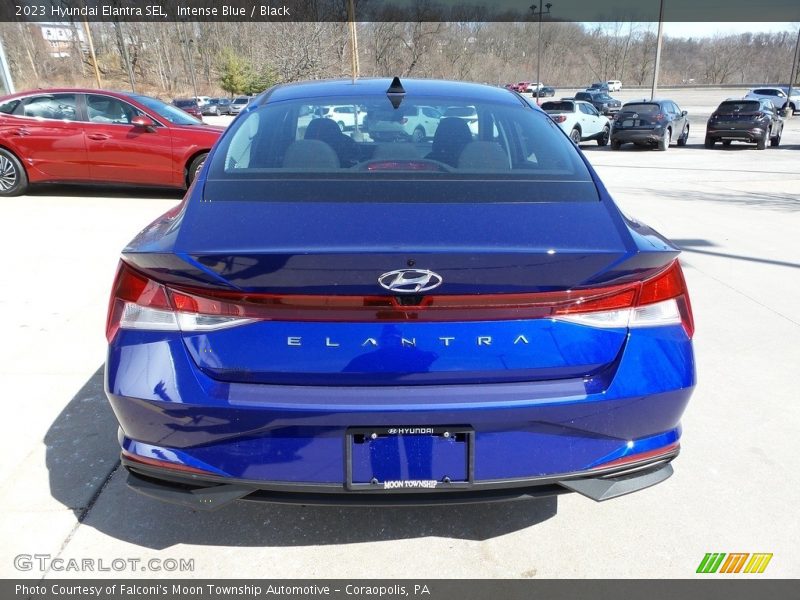 Intense Blue / Black 2023 Hyundai Elantra SEL