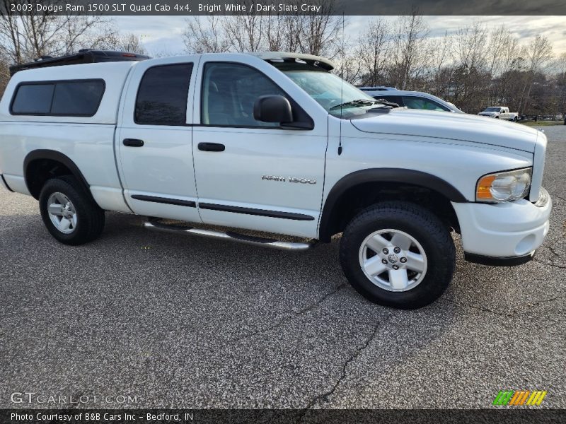 Bright White / Dark Slate Gray 2003 Dodge Ram 1500 SLT Quad Cab 4x4