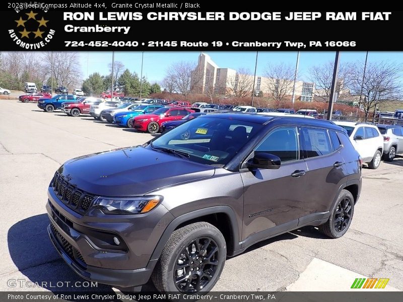 Granite Crystal Metallic / Black 2023 Jeep Compass Altitude 4x4