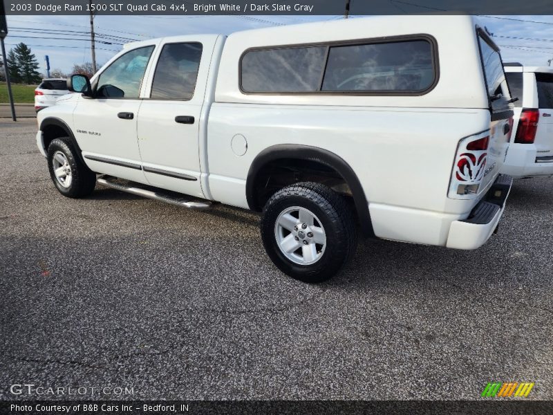 Bright White / Dark Slate Gray 2003 Dodge Ram 1500 SLT Quad Cab 4x4