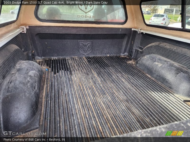 Bright White / Dark Slate Gray 2003 Dodge Ram 1500 SLT Quad Cab 4x4