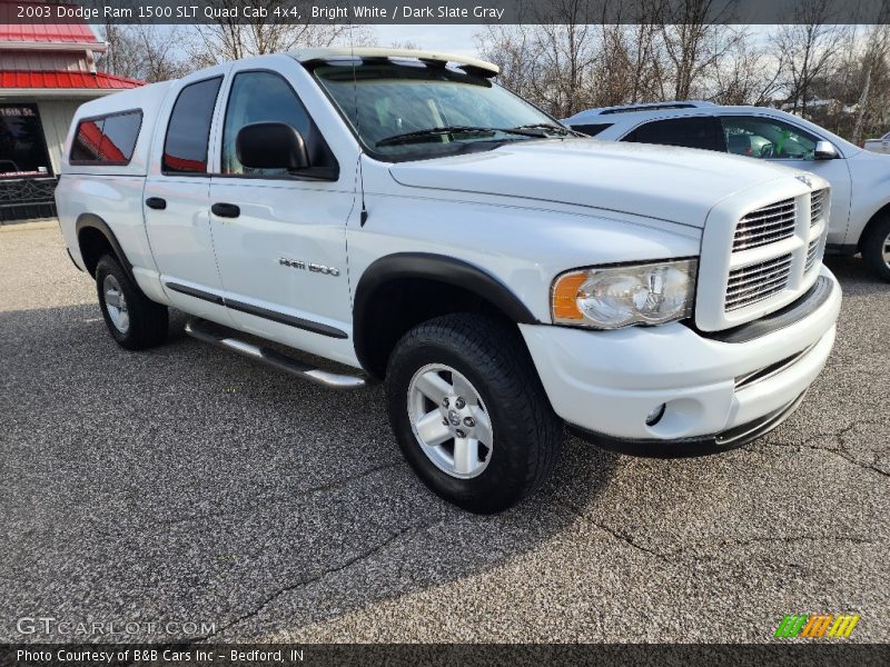 Bright White / Dark Slate Gray 2003 Dodge Ram 1500 SLT Quad Cab 4x4