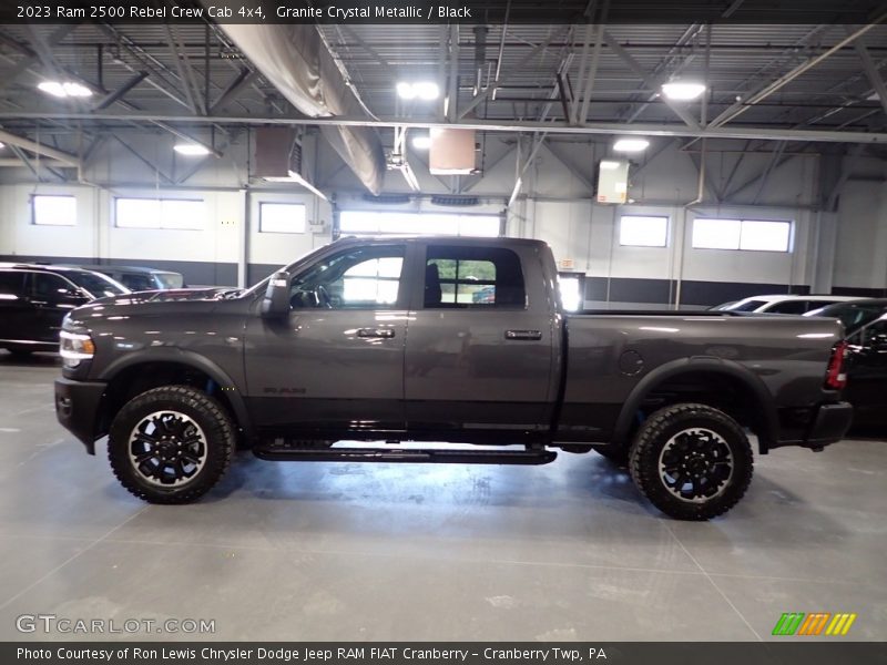 Granite Crystal Metallic / Black 2023 Ram 2500 Rebel Crew Cab 4x4