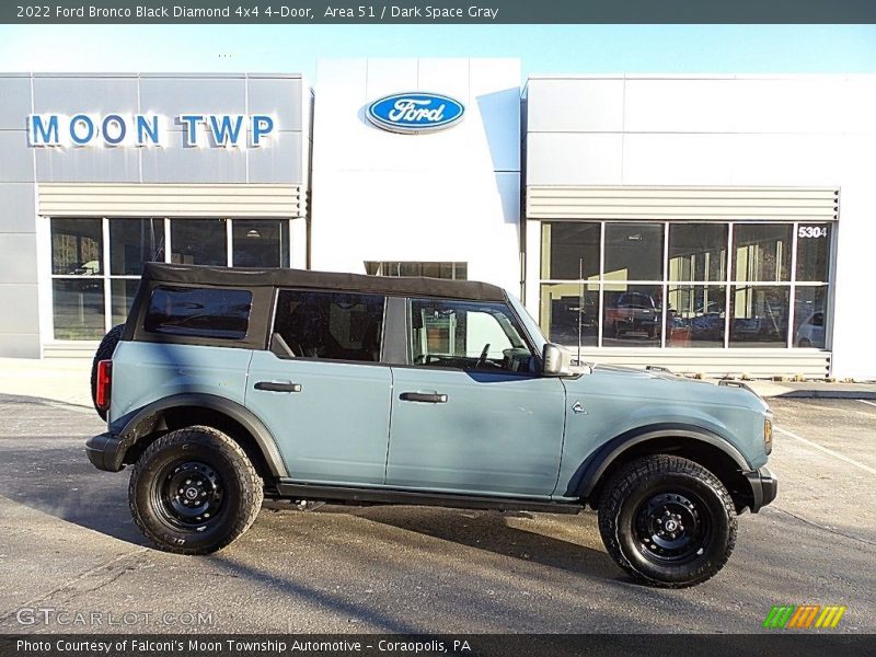 Area 51 / Dark Space Gray 2022 Ford Bronco Black Diamond 4x4 4-Door
